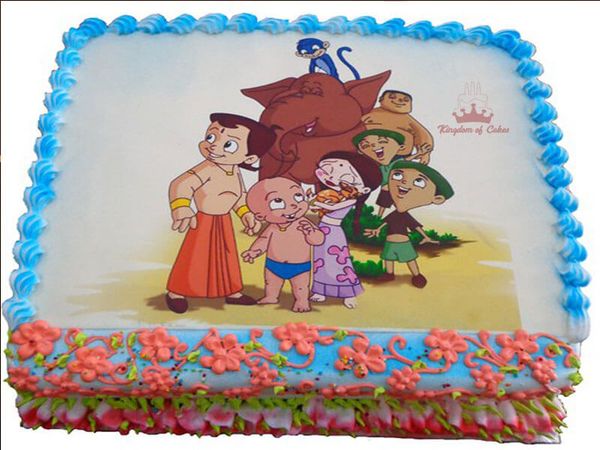 Order Chhota Bheem Gang Cake Online in Noida, Delhi NCR | Kingdom of Cakes