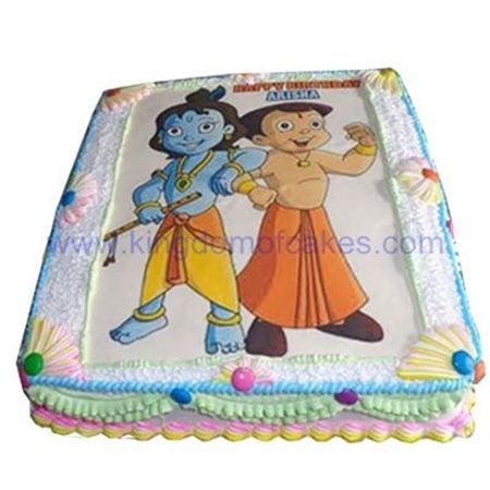 Buy Chotta Bheem & Chutki Cake | Online Cake Delivery - CakeBee