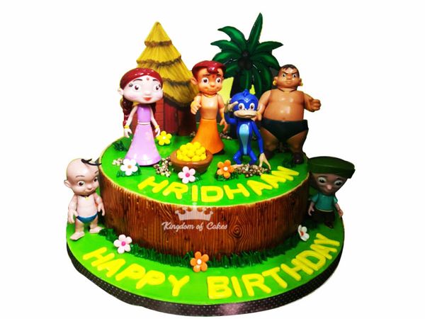Online Chota Bheem Cake for Birthday - Yummycake