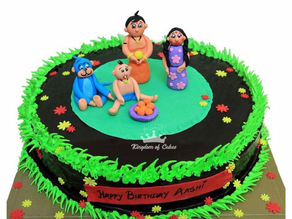 Chota Bheem Cartoon Photo Cake | Tasty Treat Cakes