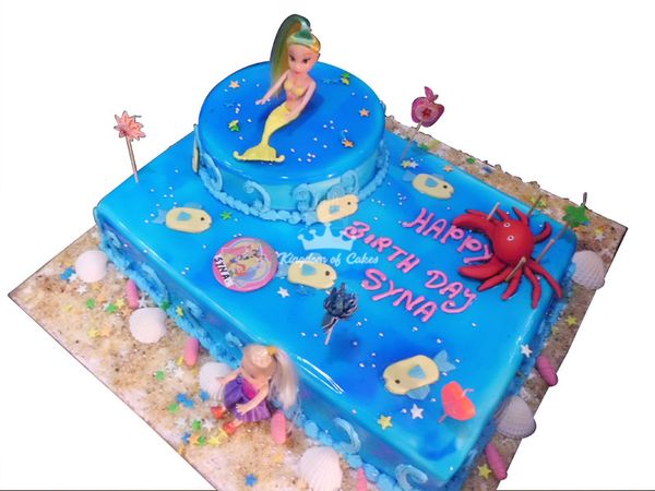 Order Mermaid mystery Cake Online in Noida Delhi NCR Kingdom of