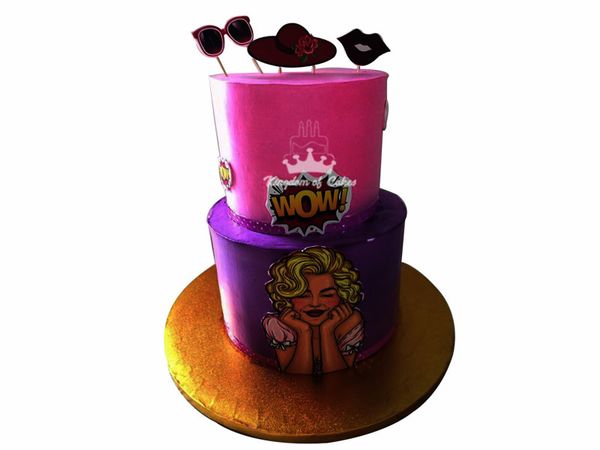 Baking with Roxana's Cakes: Queen of Hearts Sweet 16 Cake