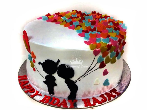 Order Husband Wife Cake Online Same day Delivery Kanpur