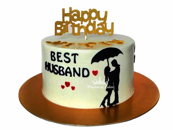 Best Husband in the World Cake Topper - FAMCT004 – Cake Toppers India